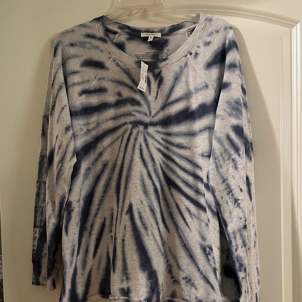 Maurices Blue Tie-Dye Sweatshirt